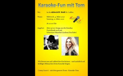 Karaoke-Fun mit Tom